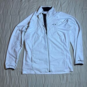Vintage Oakley Software Jacket White Windbreaker Mens Size XL Outdoor Y2K
